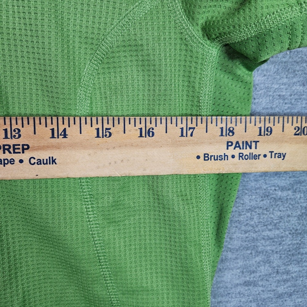 The North Face Womens Green VaporWick 1/4 Zip Outdoor workout Gym Top Sz L - Picture 7 of 9